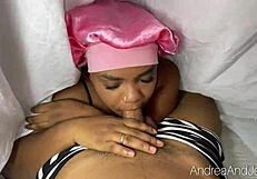 Colombian stepmom surprises me with big tits then shares bed for ebony cock creampie taboo