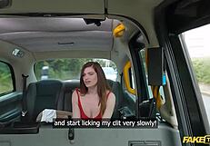 Actress begs fake taxi driver for big cock tight pussy pounding
