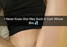 ovulating cheating milf wife begs daddy to breed her during snapchat fuck session