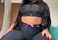 uma gata preta na telinha nessa sexta 13 versao safada no vip