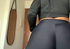 uma gata preta na telinha nessa sexta 13 versao safada no vip