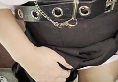 yo step-sis rubs her wet pussy on my cock no penetration