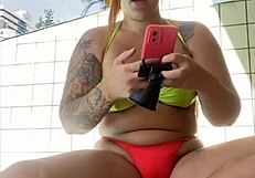 o vizinho me convidou pra piscina e mostrou tudo
