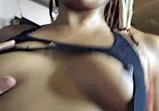 Hubby Couldn't Hold Back And Made His Hairy Wife Sit On His Cock