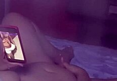 Caught Fat BBW Milf Masturbating Hard to Another Man's Cock Before Her Orgasm Hits
