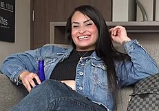 Small Tits Latina FACES Monster COCK In Casting Fuck Interview