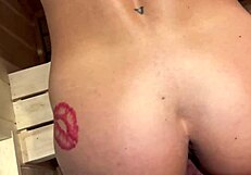 gf and stepmom sharing teddy tarantinos cock in sauna dripping wet