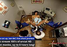 moaning in ecstasy as nurse jackie banes squirts from anal fingering and vibrator play