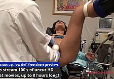 moaning in ecstasy as nurse jackie banes squirts from anal fingering and vibrator play