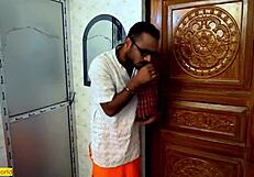 desi maid bent over doggystyle by horny husband but dont tell chubby wife