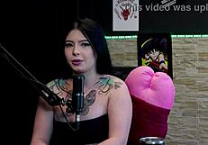 you love skin fetishes blowjobs are your thing filmed with a 24cm dick experienced two men prefers short thick kalyca in sheer red