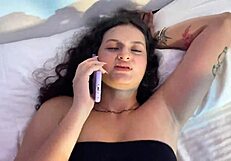 hey my friend chats with her boyfriend on phone while i secretly pound her pregnant pussy like a cuckold... theyoungnico