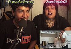 Alison Gonzalez Reacts to Top Argentine Porn Videos with Chubby Big Ass Blowjob Fantasy
