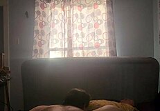 Cum blasts all over her fat ass after morning doggystyle pounding