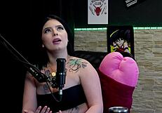 you love skin fetishes blowjobs are your thing filmed with a 24cm dick experienced two men prefers short thick kalyca in sheer red