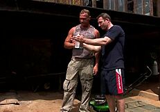 petite asian jade sin double penetrated by two monster bwcs outdoors