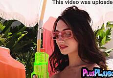 brooke tilli bares huge tits and curvy ass in steamy hot poses she loves