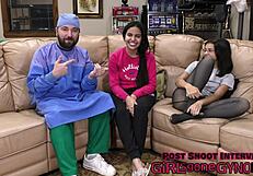 DIRTY DERMATOLOGISTS FORCE ALIX AVERY INTO LATEX GLOVE FOOTJOB HUMILIATION