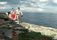 Young German Couple Fucks Outdoor on Mallorca Holiday