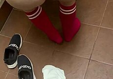 Pretty blonde teen squirts wildly humiliated by massive black cock