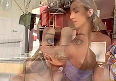 skinny tiffany holiday bent over in threesome begs for double penetration anal creampie finish