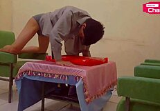 Talent vixen Hansel Thio serves banana dish as horny mannequin for fans part 3