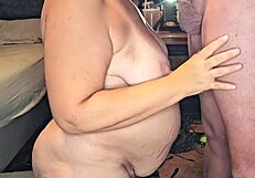 Preggo Milf Devours Monster Cock with Sloppy Deep Sucking Action