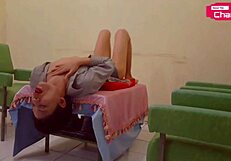 Talent vixen Hansel Thio serves banana dish as horny mannequin for fans part 3