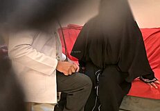 lucky doctor gets deep blowjob from sexy hijab arab patient in hospital