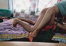 indian maid begs for my big cock early morning fuck