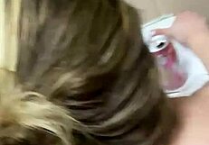 Pretty blonde teen squirts wildly humiliated by massive black cock