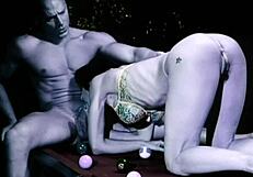 black dude, wife, lover and maid go wild in foursome anal cumswap orgy.