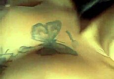 tattooed black prostitute flaunts ass pussy and cock sucking skills