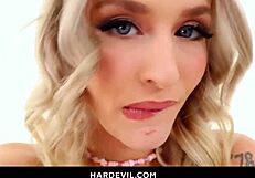 Emma Rosie Stretches Hairless Asshole Wide Double Penetration Gaping Toys Cumshot