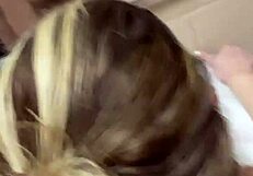Pretty blonde teen squirts wildly humiliated by massive black cock