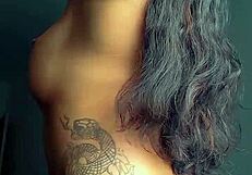 tattooed black prostitute flaunts ass pussy and cock sucking skills