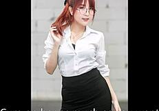 airi habita's sexy glasses jerk off contest challenge part 2