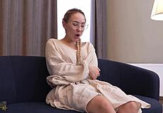 therapist's monster cock pounds patient to screaming orgasms