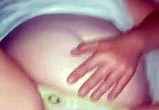 Overwhelmed with desire, Kiwi's panties shift aside for sloppy big black cock in her chubby milf pussy.