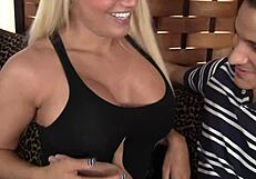 Jacky Joy picks up hitchhiker for bareback ass pounding and tit mauling