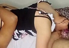Padrastro Sneaks into Hijastra's Room and Fills Her Virgin Pussy Raw!