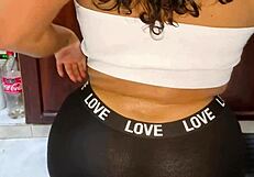 i fuck my hot stepmom's big ass right in the kitchen while she's cooking