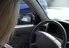 Jacky Joy picks up hitchhiker for bareback ass pounding and tit mauling