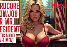 mr president gets intense hardcore blowjob in steamy audio tale