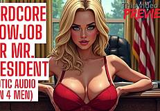 mr president gets intense hardcore blowjob in steamy audio tale