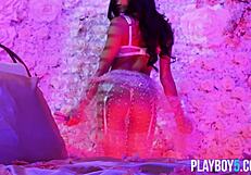 vina sky strips petite vietnamese teen body naked for playboy plus