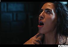 Lesbian wife morphs into futa shemale demon fucking hard with huge cock!