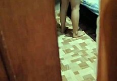 peeking on my latina neighbor leads to her inviting me inside