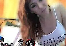hey lauren phillips strokes big clit and pussy lips in sexy lingerie solo show