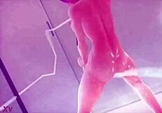 i watch this 3d anime girl masturbate over and over